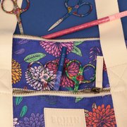Blossom Cottage Bag - Blue, different perspective #1. Select this picture to zoom in