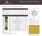 Trick or Tweet - Willa - Halloween Cross Stitch Pattern