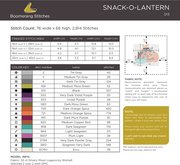 Snack-O-Lantern - Halloween Cross Stitch Pattern, different perspective #1. Select this picture to zoom in