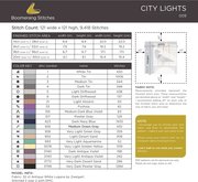 City Lights - Cross Stitch Pattern, different perspective #1. Select this picture to zoom in