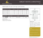 Great White Christmas - Cross Stitch Pattern, different perspective #1. Select this picture to zoom in