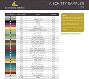 A Schitty Sampler - Cross Stitch Pattern, different perspective #1. Select this picture to zoom in