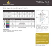 Stitchy Bug - Cross Stitch Pattern, different perspective #1. Select this picture to zoom in
