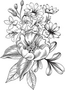Pressed Bouquet - Press Plate