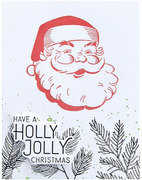 Holly Jolly Santa - Press Plate & Die Set 