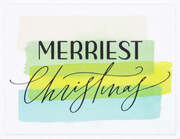 Merriest Christmas - Press Plate Die