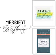 Merriest Christmas - Press Plate Die