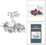 Christmas Greetings - Press Plate Die