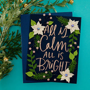 Seasons Greetings Evergreens - Press Plate & Die Set  