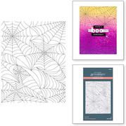Spider Web - Halloween Background Press Plate