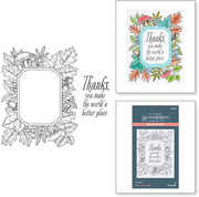 Autumn Thanks Frame Press Plate - Press Plate And Die Set