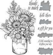 Sunflower Bouquet - Press Plate & Die Set