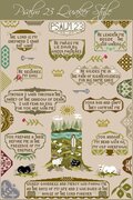 Psalm 23 Quaker Style - Cross Stitch Pattern