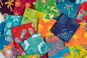 Beachy Batiks Palm 1 - Quilt Fabric