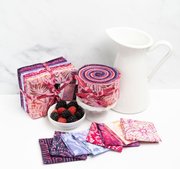 Berrylicious Batiks Marble - Dragon Fruit - Quilt Fabric