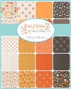 Birch and Willow Gingham Pumpkin - Quilt Fabric