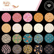 Bird Is The Word Lipstick - Quilt Fabric