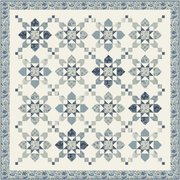 Bleu De France Ciel Blue - Montespan Small Floral - Fabric