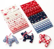 Blossom Jubilee Dots Blush - Quilt Fabric, different perspective #2. Select this picture to zoom in