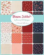 Blossom Jubilee Dots Blush - Quilt Fabric, different perspective #1. Select this picture to zoom in