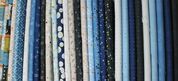 Bluish Stitches Blenders - Charcoal - Quilt Fabric
