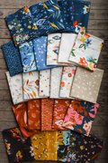 Boho Haven Feathered Deep Sea - Quilt Fabric