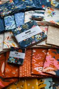 Boho Haven Feathered Deep Sea - Quilt Fabric