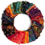 Bonfire Batiks Amethyst - Batiks Autumn Fall - Quilt Fabric