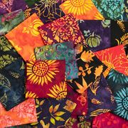Bonfire Batiks Amethyst - Batiks Autumn Fall - Quilt Fabric