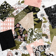 Botany Mochi Linen Ink - Quilt Fabric
