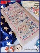 The Pledge Of Allegiance! - Cross Stitch Pattern