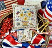 Patriotic Basket - Cross Stitch Pattern