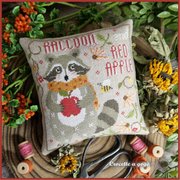 The Little Raccoon - Cross Stitch Pattern, different perspective #1. Select this picture to zoom in