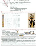 Black Cat - Halloween Cross Stitch Pattern, different perspective #1. Select this picture to zoom in