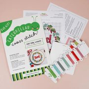 Noel Holly Wreath - Christmas Cross Stitch Kit