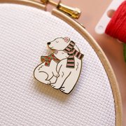 Polar Bear - Christmas Magnetic Needle Minder