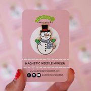 Snowman - Christmas Magnetic Needle Minder