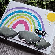 Build A Rainbow - Big and Bold Clear Stamp Set