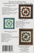 Carpenters Star/Bali Sky - Quilt Pattern