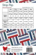Strip Flip - Quilt Pattern, different perspective #1. Select this picture to zoom in