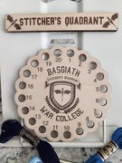 Stitcher's Quadrant Circle - Floss Organizer, different perspective #2. Select this picture to zoom in