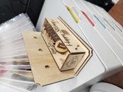W.I.P. (Works in Progress) Counter - Wooden Display Board, different perspective #2. Select this picture to zoom in