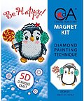 Penguin With Earmuffs - Diamond Painting Kit