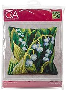 Muguet Gauche (Lily of the Valley 1) - Stamped Needlepoint