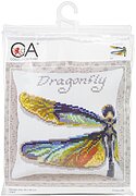 Dragonfly - Stamped Needlepoint Cushion Kit