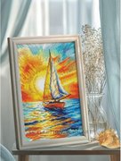 Sails in the Sunlight - Cross Stitch Kit