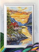 Lakeside Cottage - Cross Stitch Kit