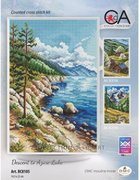 Descent to Azure Lake - Cross Stitch Kit