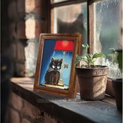 Why Am I Black (Cat)? #2 - Cross Stitch Kit