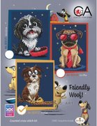 Friendly Woof! #3 - Cross Stitch Kit